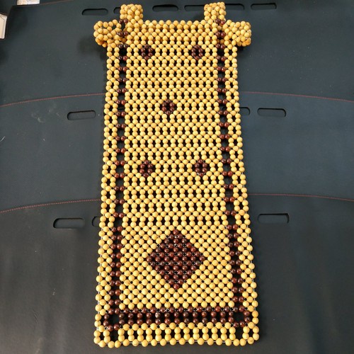 Lót Ghế Ô Tô Hạt Gỗ Đan Hoa Cao Cấp Áo Bọc Ghế Oto Hạt Gỗ Lót Ghế Sang Trọng - Lót Ghế Ô Tô, Văn Phòng