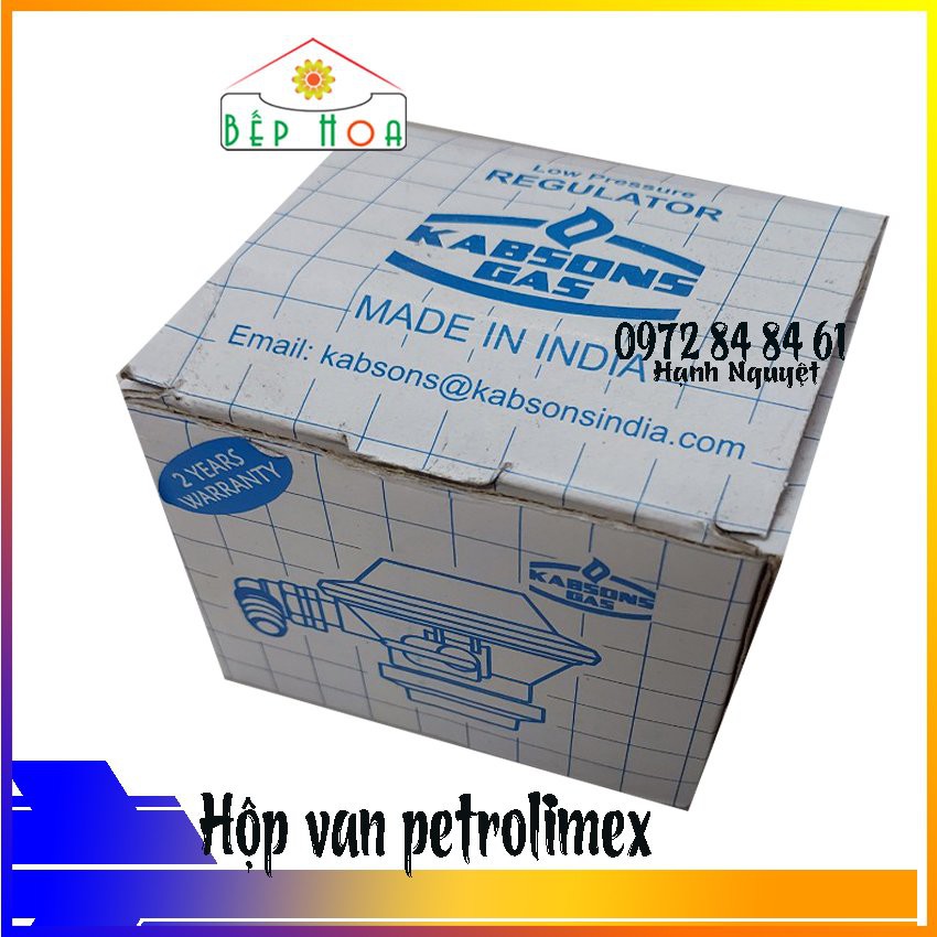Van điều áp Petrol Ấn Độ - Chính Hãng - Bền Bỉ - Dùng cho bình gas Petrol /16mm/kabsons/gia đình - Bếp Hoa