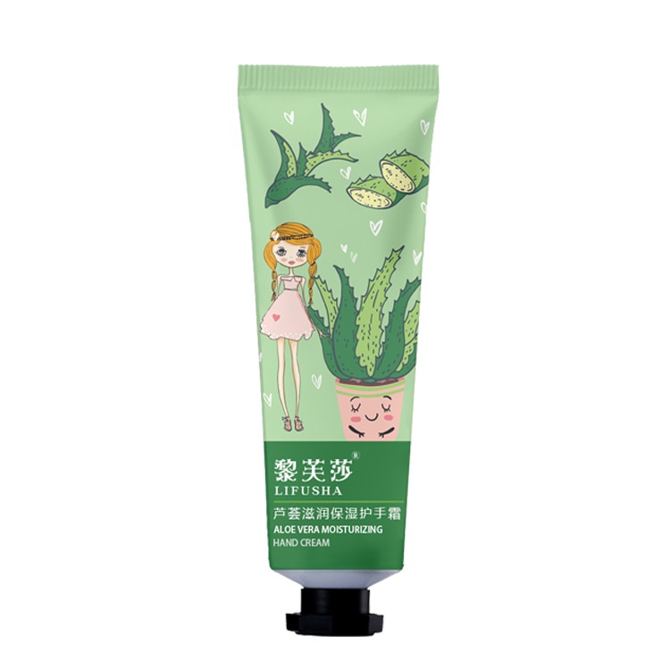 [Hàng mới về] Kem dưỡng da tay LIFUSHA chiết xuất lô hội dưỡng ẩm da cho mùa thu đông