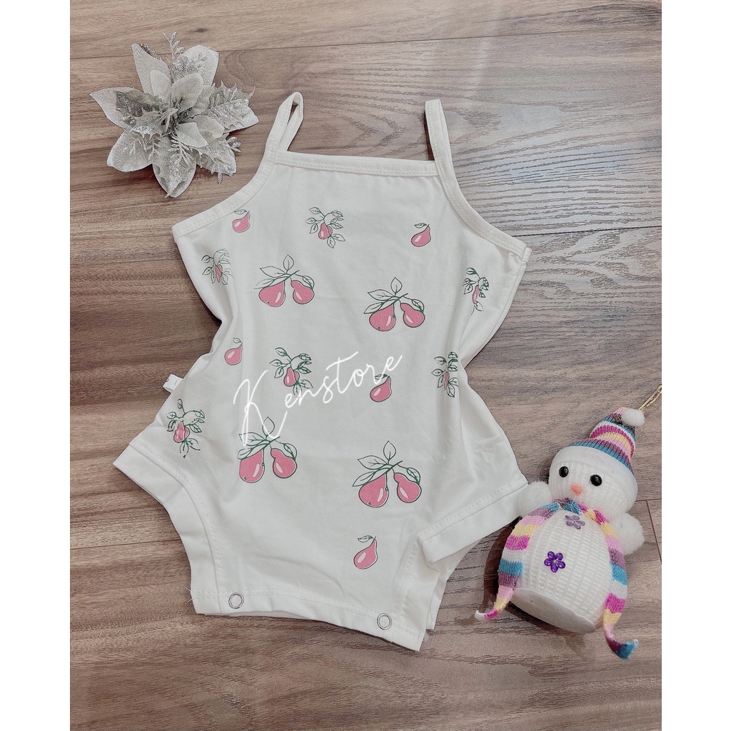 Body Hai Dây Chất Liệu Thun Cotton Cao Cấp Cho Bé Từ 4Kg Đến 15Kg Thời Trang Trẻ Em Ken Store