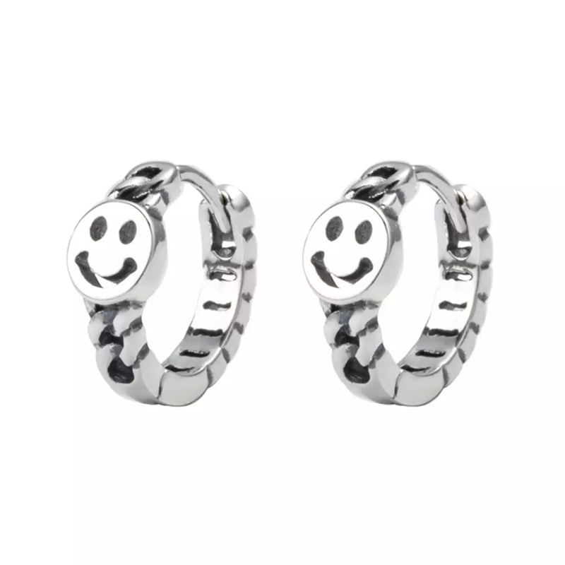 Bông Tai Hình Mặt Cười Dễ Thương 22629