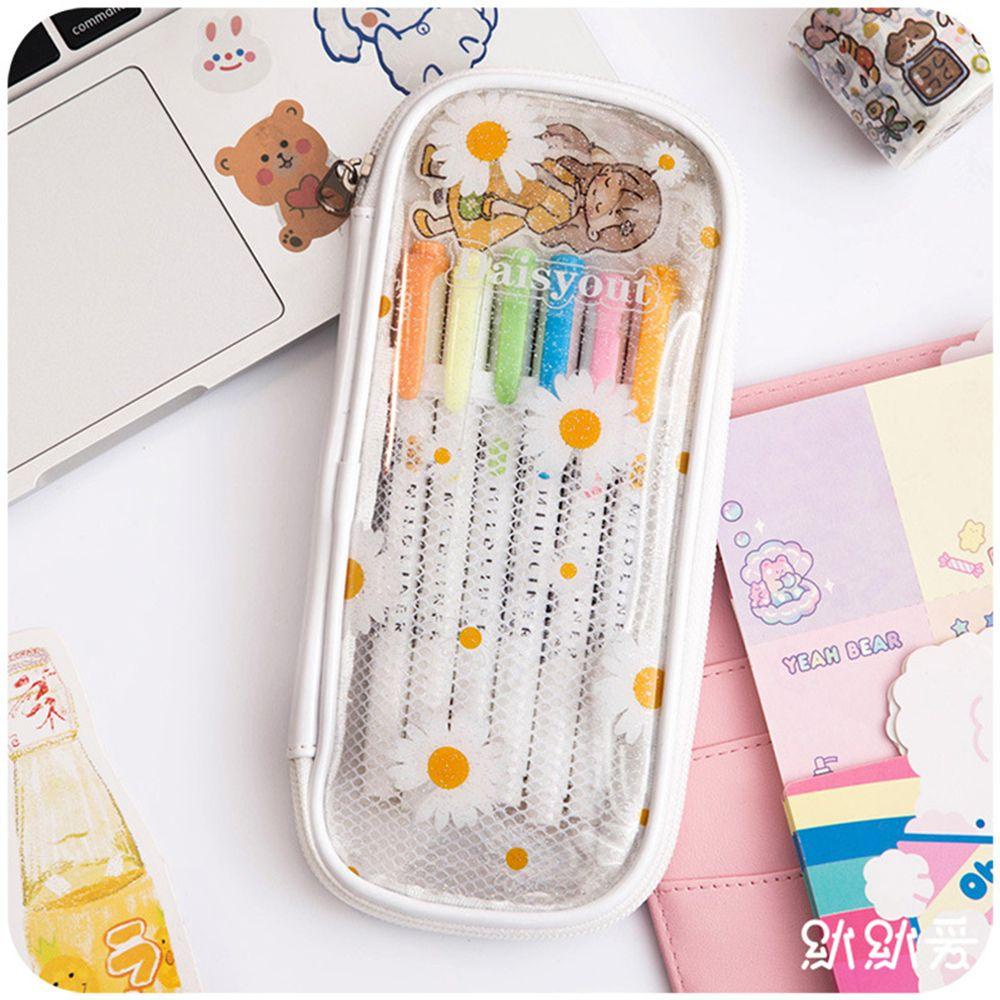 Túi Đựng Bút Họa Tiết Gấu Cherry Lấp Lánh Dễ Thương