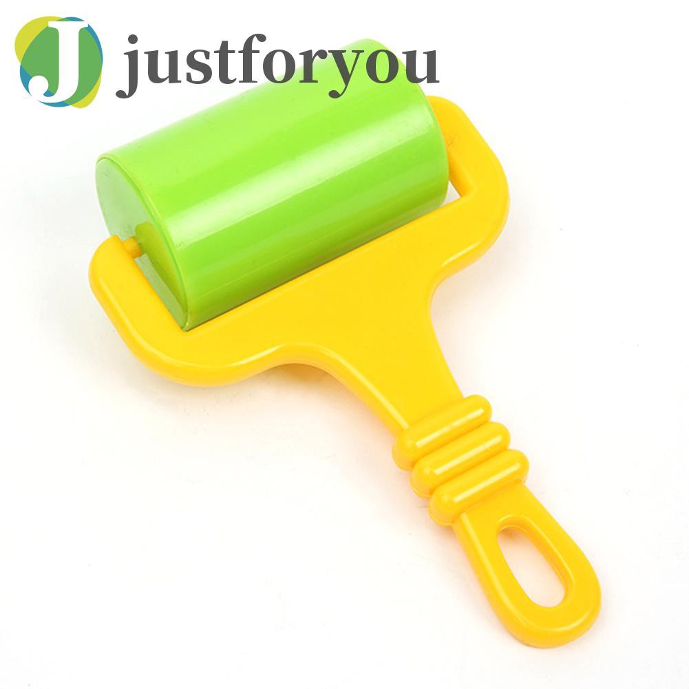 Cây lăn tranh đính đá bằng nhựa màu sắc ngẫu nhiên tiện dụng