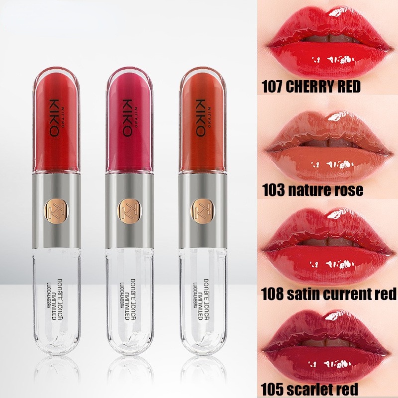 Son Môi KIKO Hai Đầu Hiệu Ứng Gương Không Phai 6ml