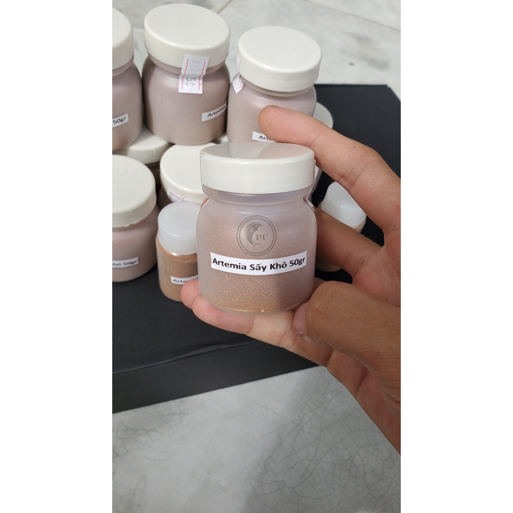Artemia tách vỏ thức ăn cho cá con