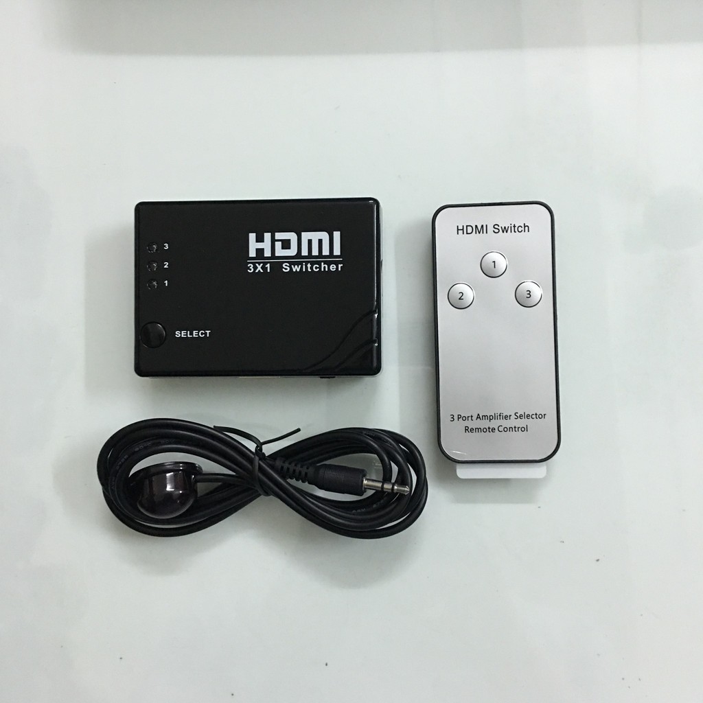 Bộ gộp HDMI 3 vào 1 ra có điều khiển