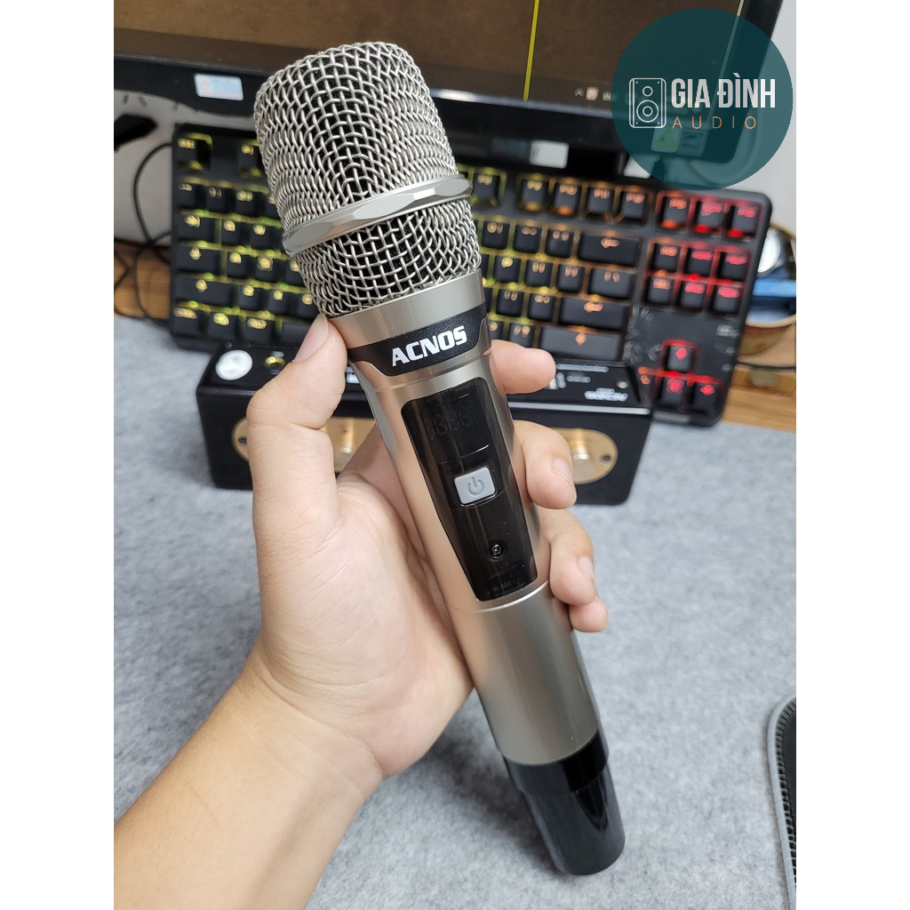 Vang cơ mini Acnos Mi30 kèm 2 Micro - Tặng túi đeo - Chính hãng