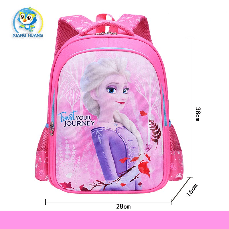 [LỚP 1-3] Balo đi học cho bé hình công chúa Elsa siêu đẹp, chất xịn, cặp sách học sinh tiểu học chống thấm