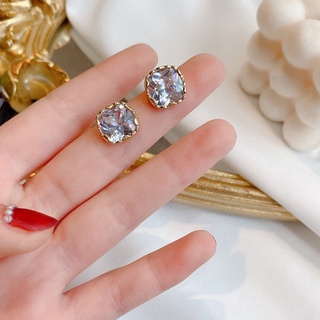 High Quality Korean Style Square Zircon Earrings