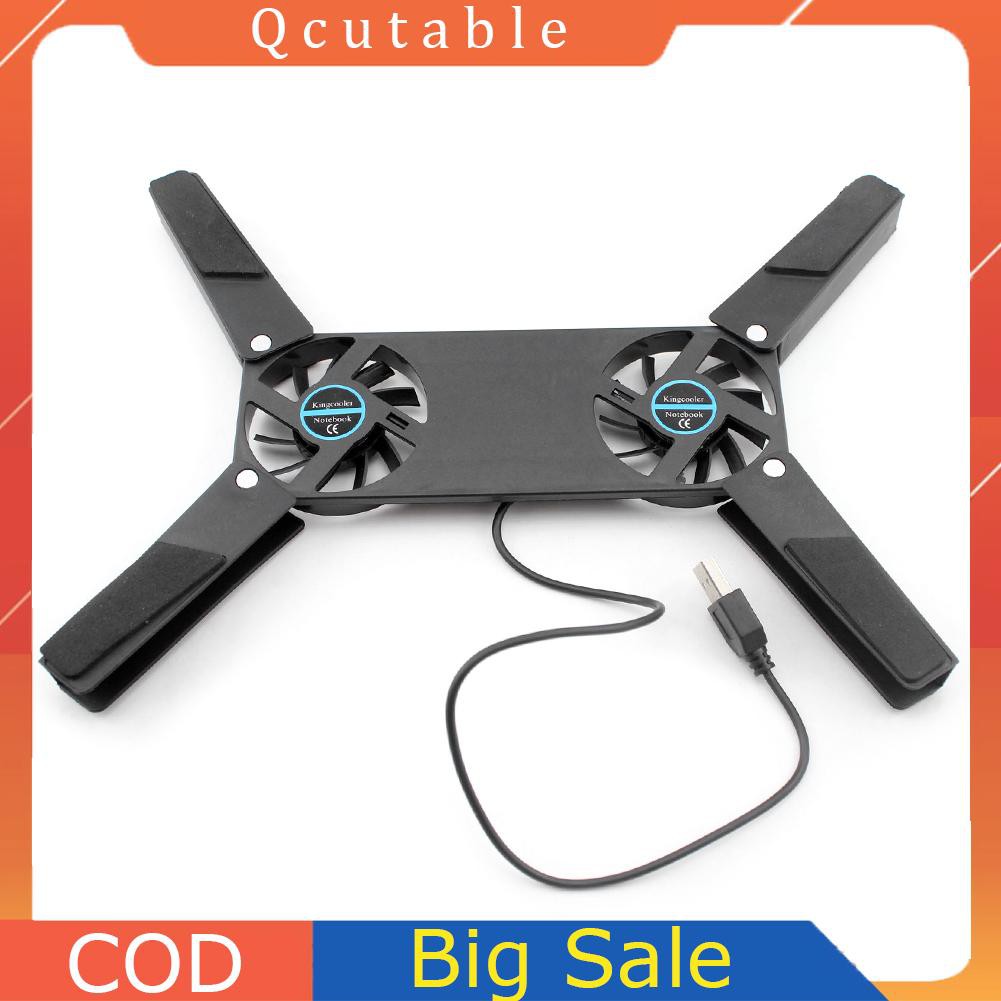 Đế Tản Nhiệt Với 2 Quạt Usb Cho Notebook Pc