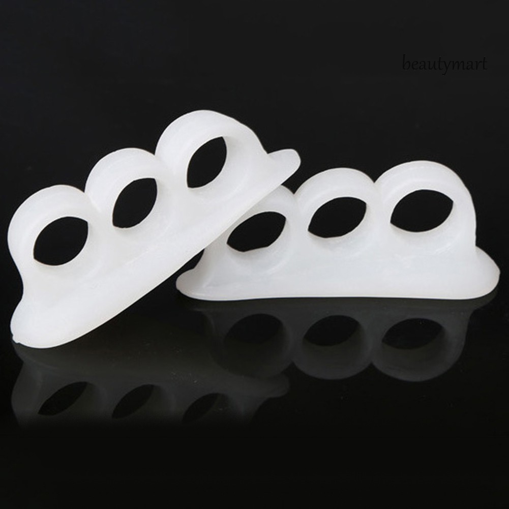 [Hàng mới về] Cặp dụng cụ tách chỉnh thẳng ngón chân 3 lỗ hỗ trợ chứng vẹo ngón chân cái chăm sóc bàn chân