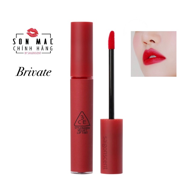 Son Kem 3CE Private Velvet Lip Tint