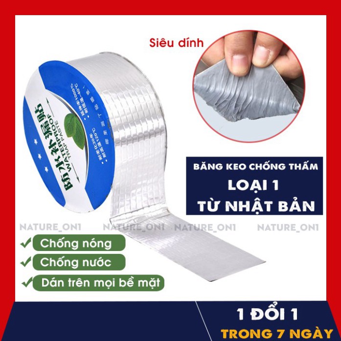 Băng Keo Chống Thấm - Băng Keo Siêu Dính , Chống Thấm Tốt Trên Mọi Bề Mặt - Tính Liên Kết Cực Cao