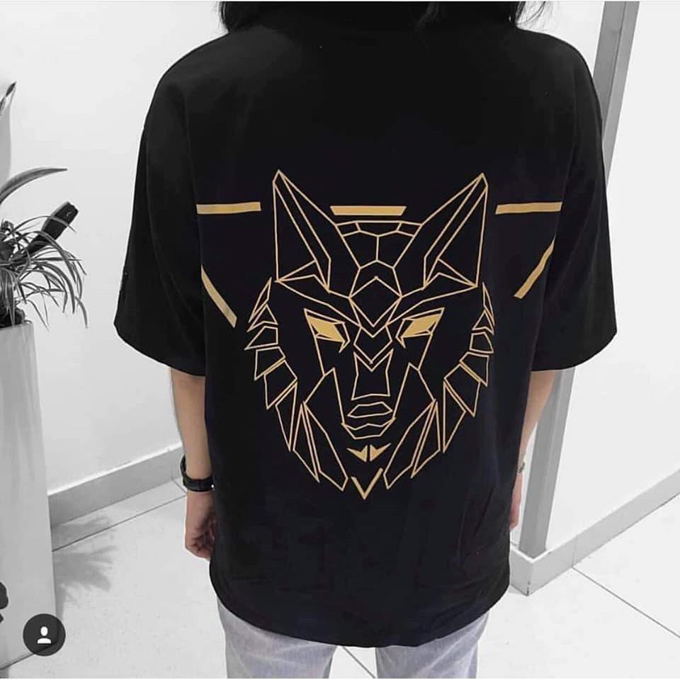 Áo Thun Tay Lỡ unisex HADES đầu sói hàng đẹp chuẩn shop - form rộng A022