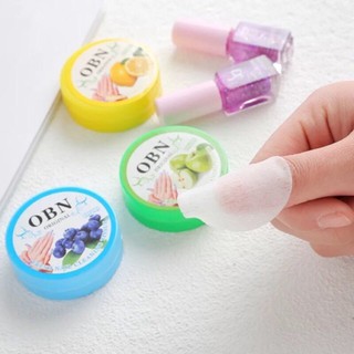 Hộp 32 Miếng Giấy Ướt Tẩy Sơn Móng Tay Nail OBN Natural - DỤNG CỤ NAIL - LESIE STORE