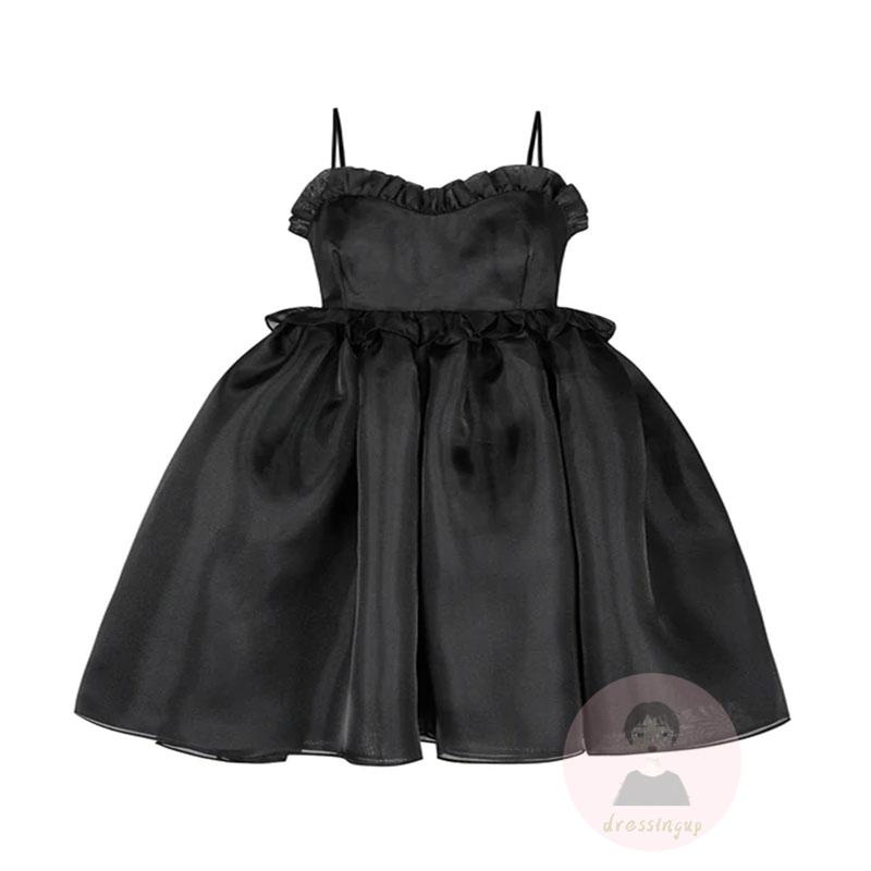 Đầm Không Tay Bằng Lụa Màu Trơn Thời Trang Mùa Hè Dành Cho Nữ