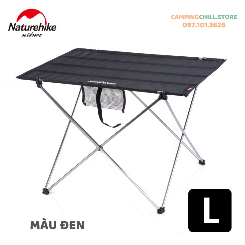 [CHÍNH HÃNG] BÀN VẢI GẤP GỌN DÃ NGOẠI, CẮM TRẠI, PICNIC NATUREHIKE NH15Z012-L | BigBuy360 - bigbuy360.vn