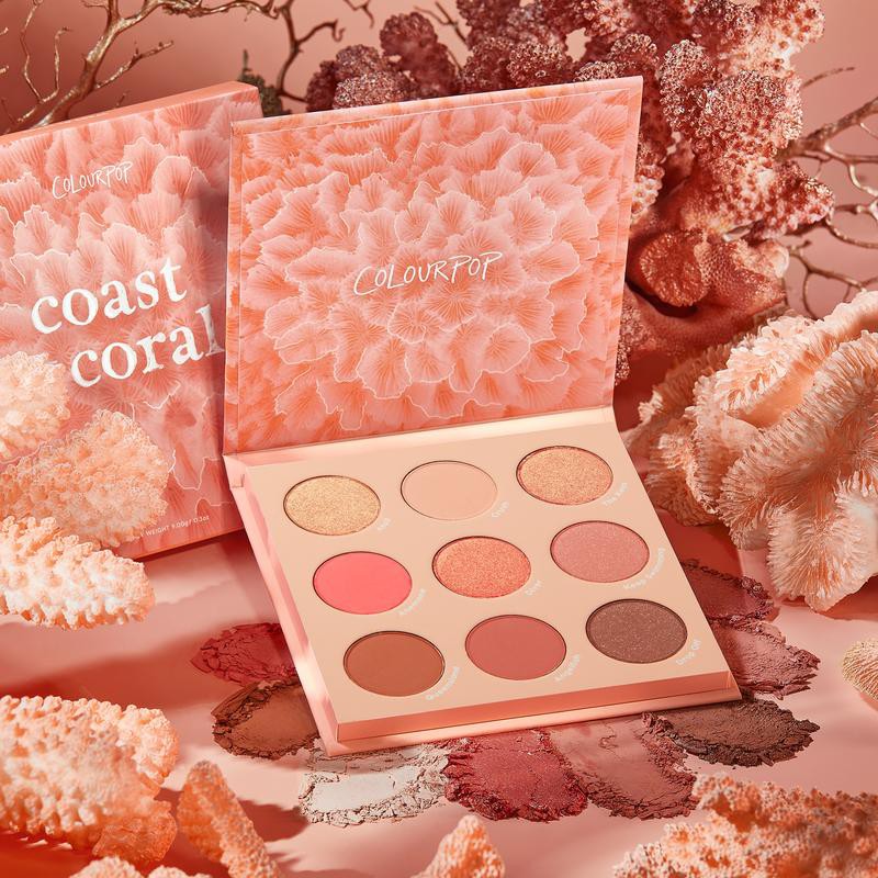 Bảng màu mắt 9 ô Colourpop Coast To Coral