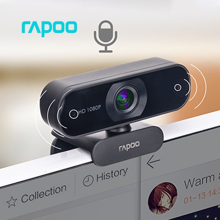 Webcam cho máy tính FULL HDD RAPOO C260