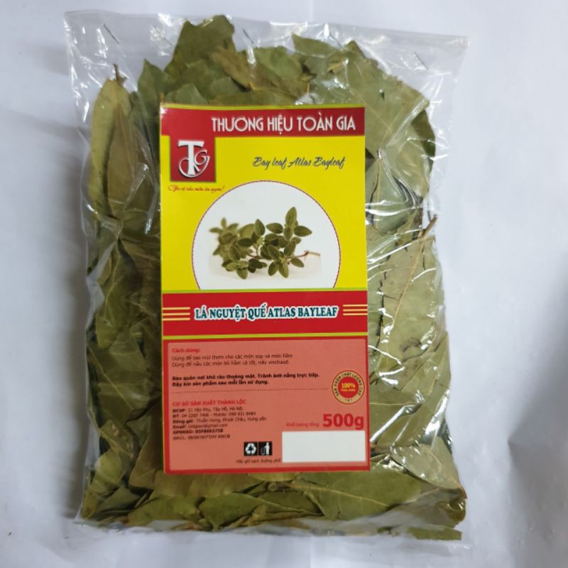 Lá nguyệt quế Atlas Bayleaf gói 100g