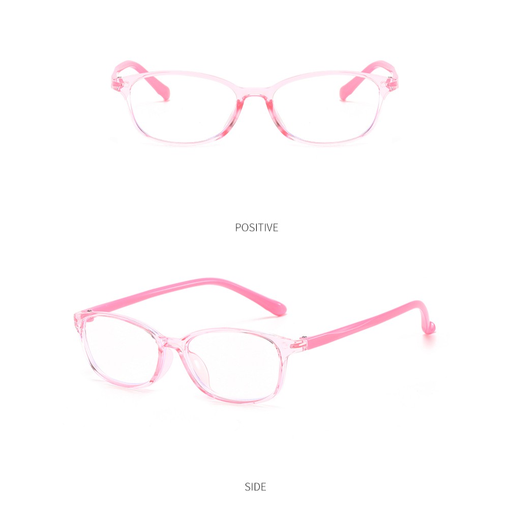 Mắt kính đọc sách dùng máy tính chống ánh sáng xanh dương gọng kính TR90 dành cho trẻ em
