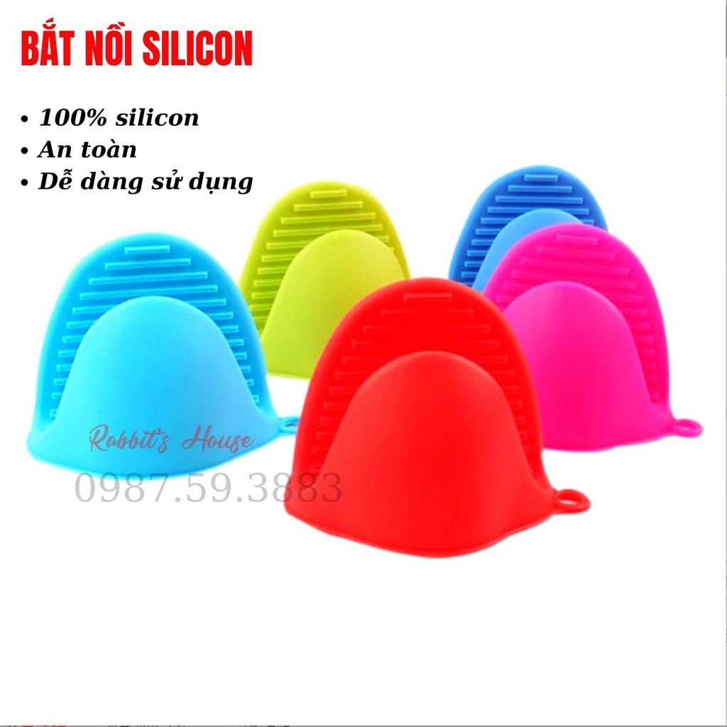 Dụng cụ bắc nồi silicon mềm