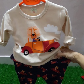 Combo 6 bộ cotton bé trai