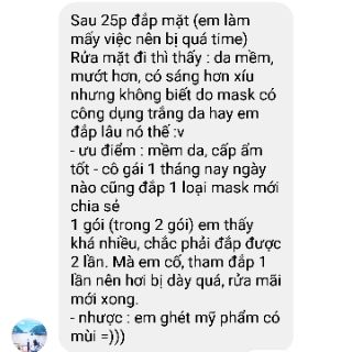 Mặt nạ cấp nước dưỡng ẩm Schaebens Đức