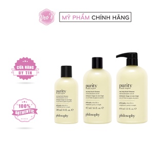 Sữa rửa mặt Philosophy Purity made simple one-step facial cleanser 3 IN 1 240ml