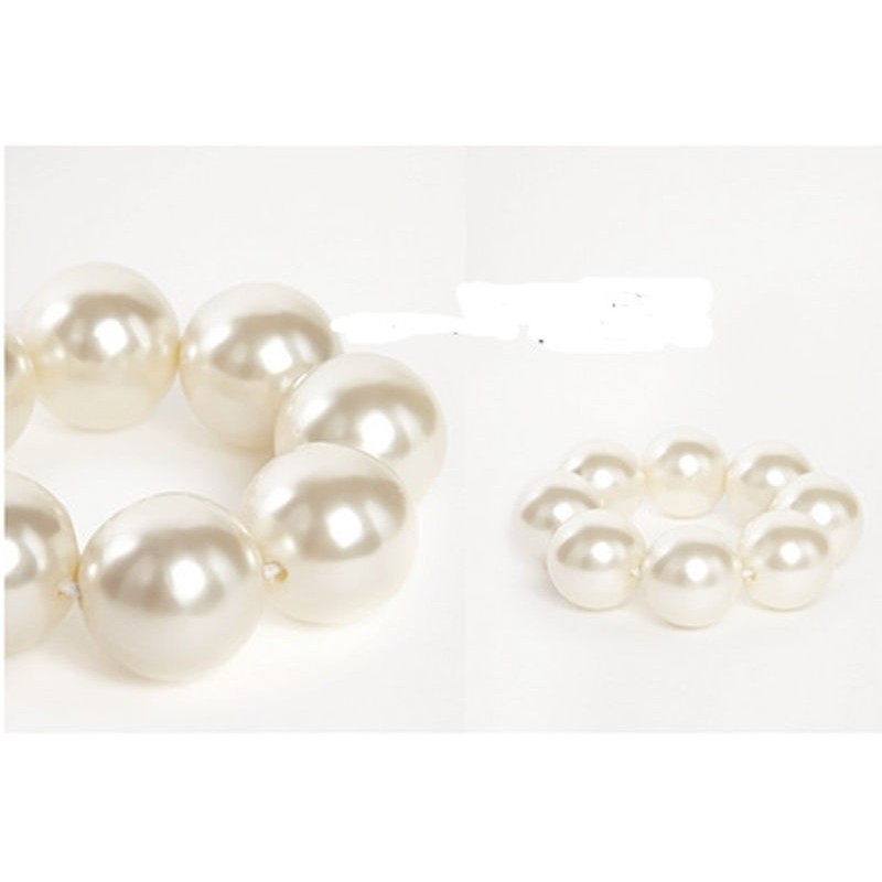 d❃♪Korea Jewelry Hair Accessories Big Pearl Hair Rope Holder Hairbands for Women