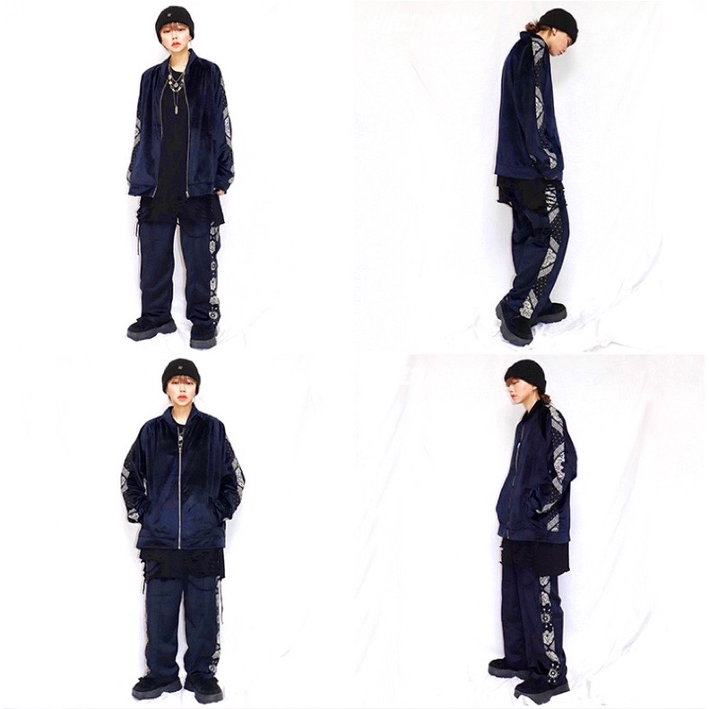 Áo khoác và quần nelly sale (có sẵn) hoạ tiết thổ cẩm