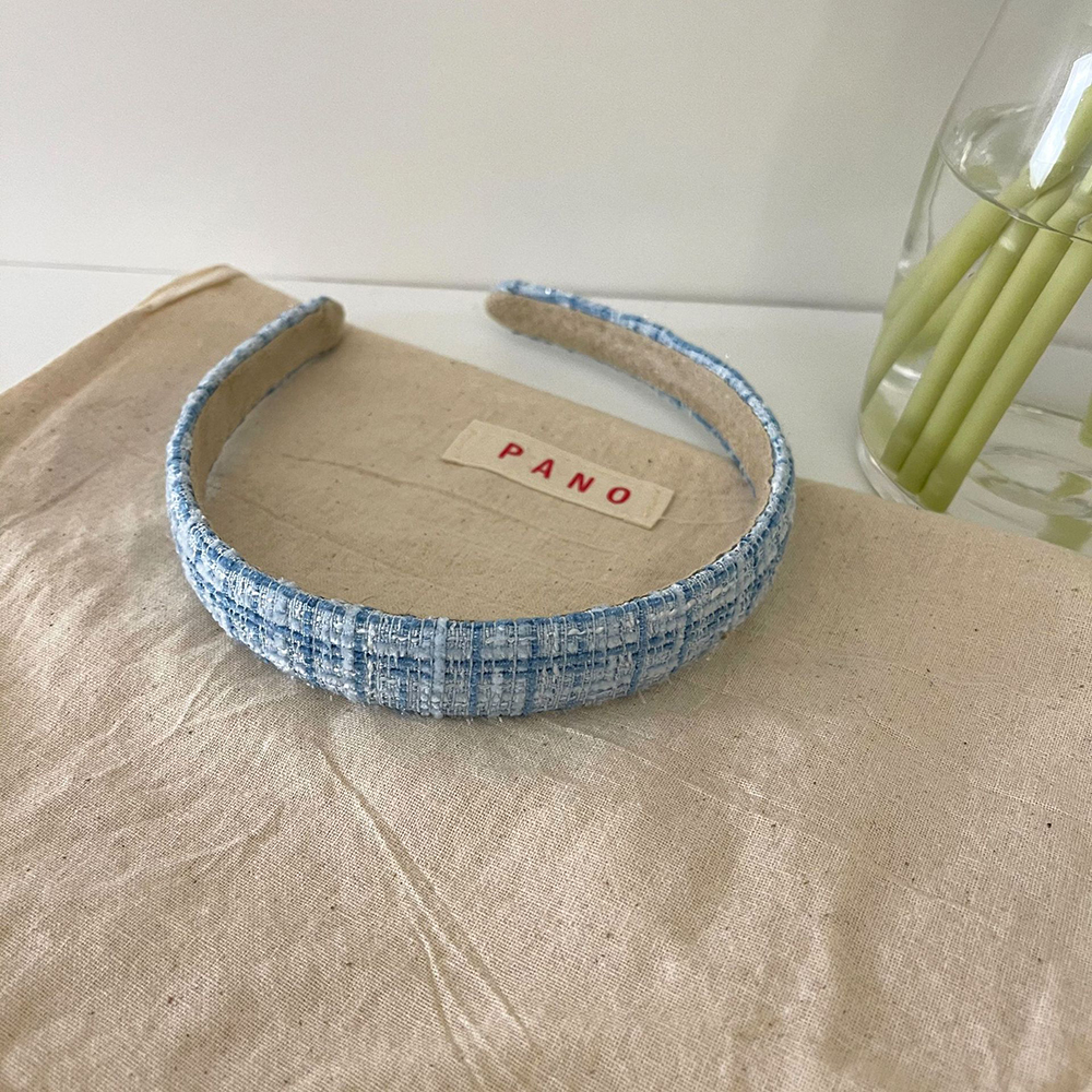 Băng Đô Cài Tóc Bản To Hoạ Tiết Sọc Ca Rô Nhiều Màu Sắc Cho Nữ