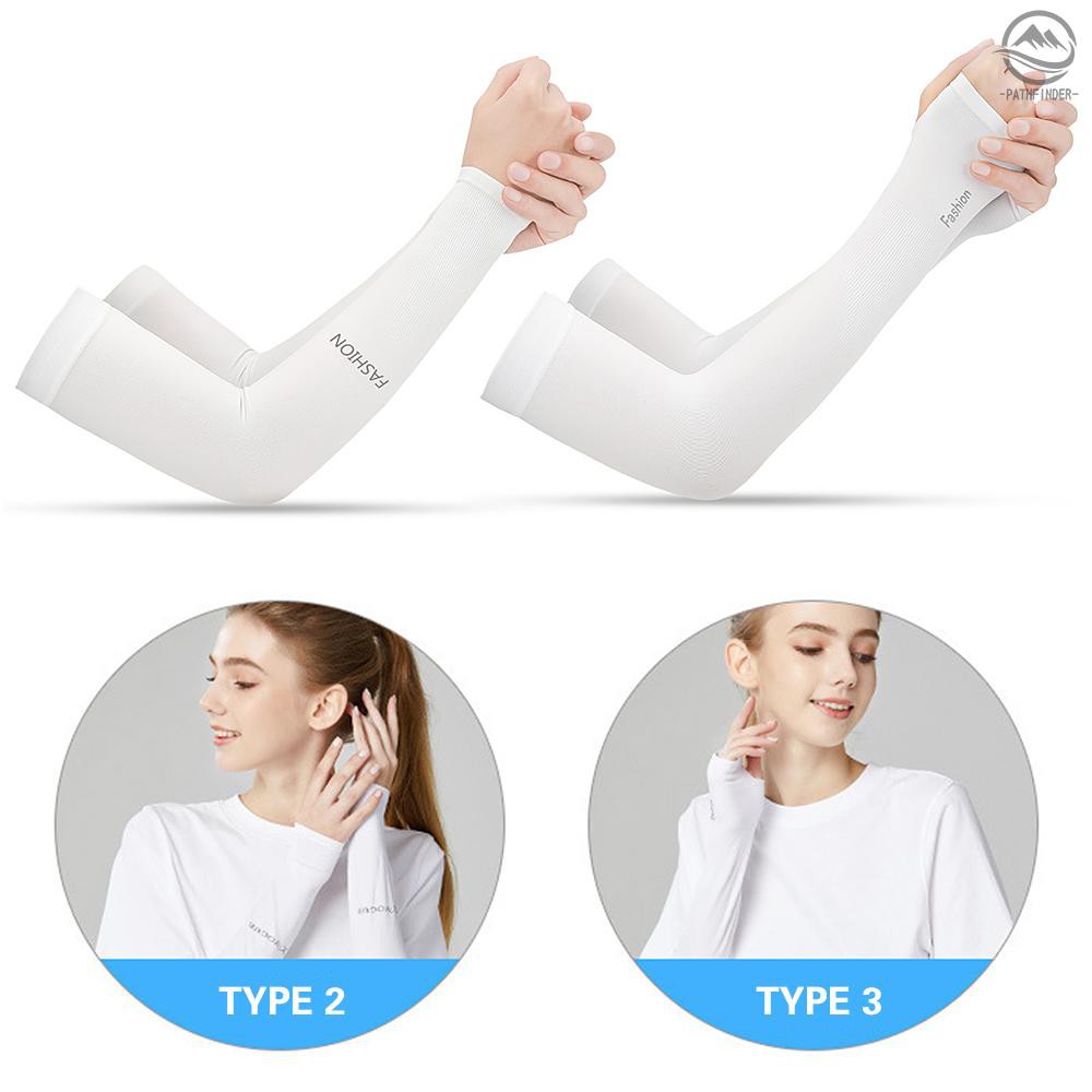 1 Đôi Găng Tay Chống Tia Uv Cho Hoạt Động Ngoài Trời