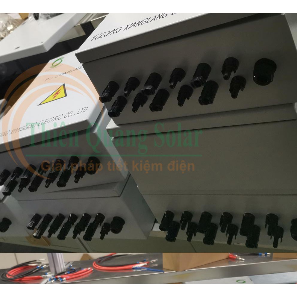Đầu nối MC4 để gắn tủ điện năng lượng mặt trời