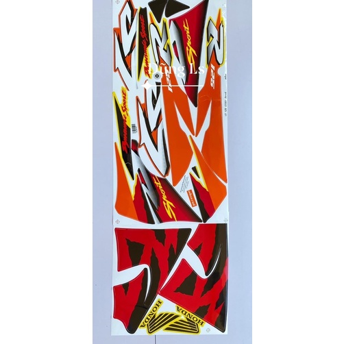 Tem dán xe honda Ls 125, Tem LS 125 đời 2001 Thailand