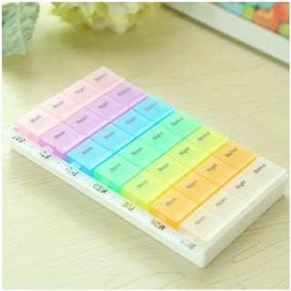 Hộp Đựng Thuốc Tiện Ích 7 Ngày, Sáng Trưa Chiều