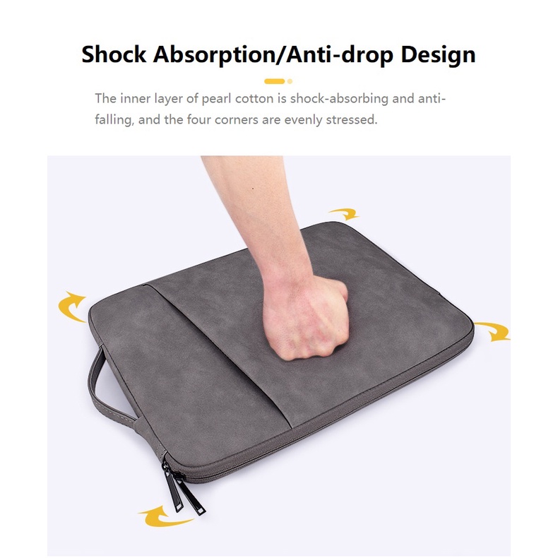 Túi đựng máy tính xách tay chống sốc không thấm nước kích thước 13.3/ 14.1/ 15 inch