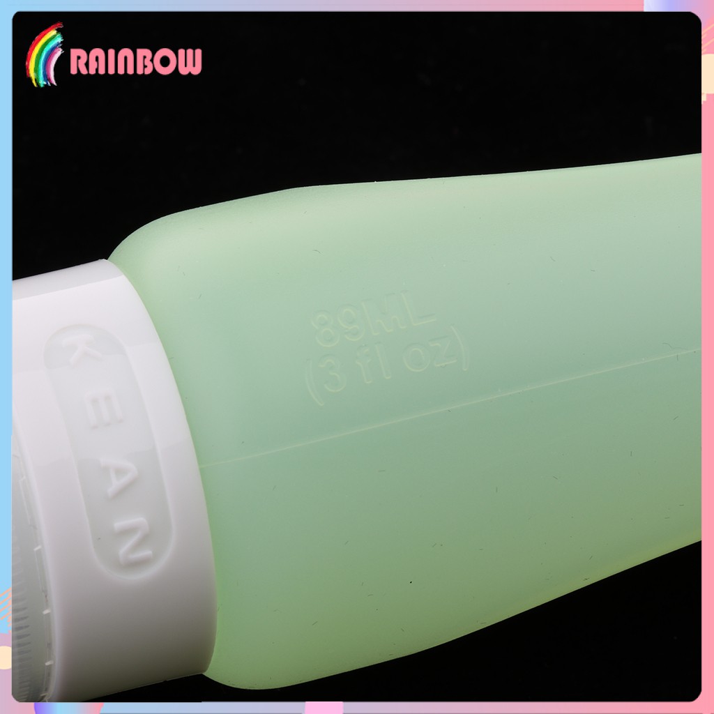 (Hàng Mới Về) Bộ 3 Chai Silicone Đựng Dầu Gội / Sữa Tắm / Dầu Gội 37 / 60ml89ml Tiện Dụng Khi Đi Du Lịch