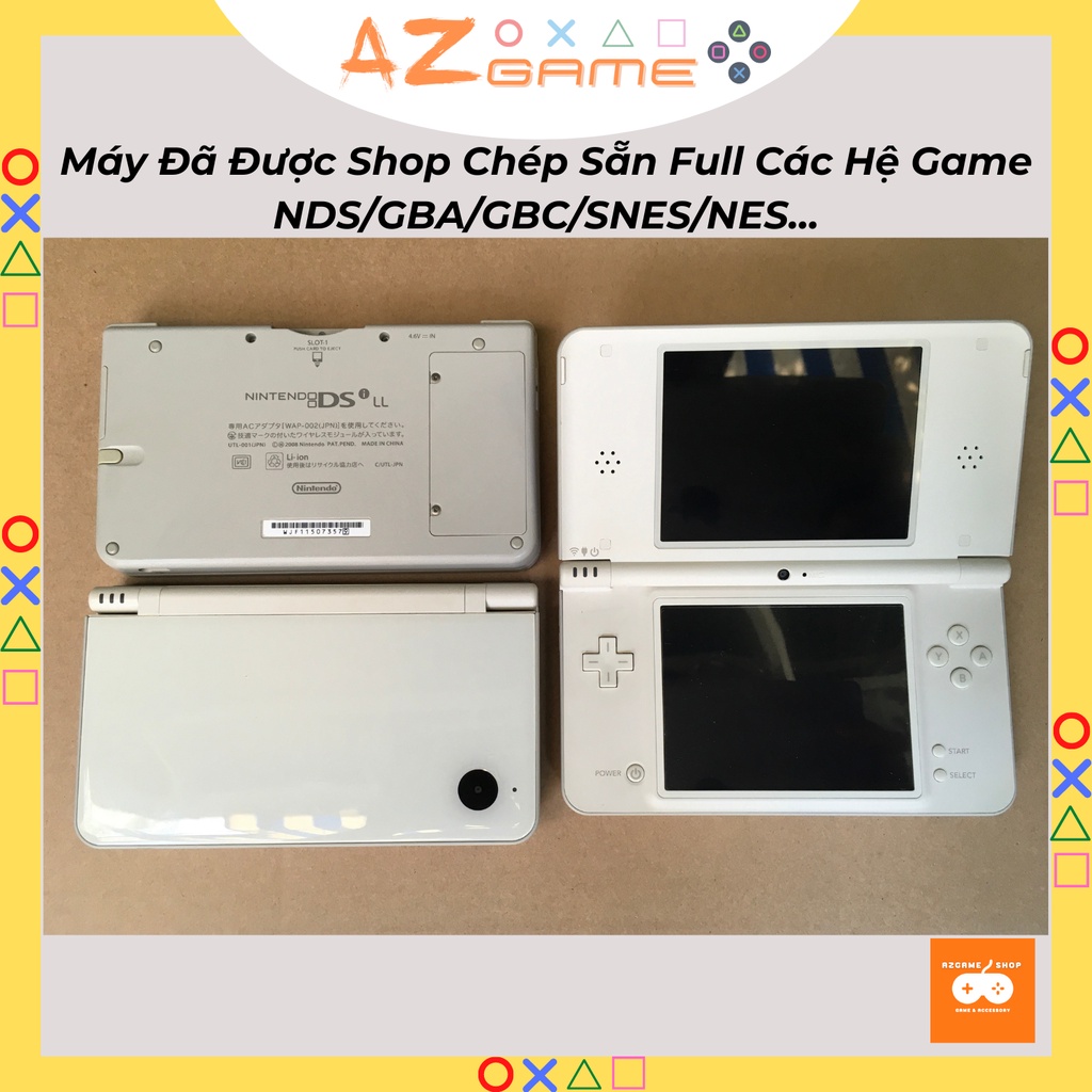 Máy Game Nintendo DSi LL (Màn To) Kho Game Hơn 3000 Đầy Đủ Phụ Kiện