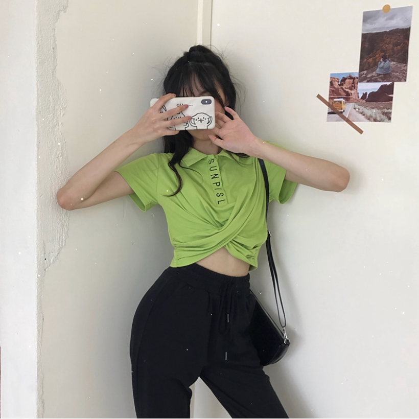 SUXI Áo Thun Tay Ngắn In Chữ Thời Trang Cho Nữ