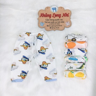 Quần cotton giấy dài cho bé