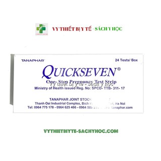 Que thử thai Quickseven ( 1 hộp 24 test)