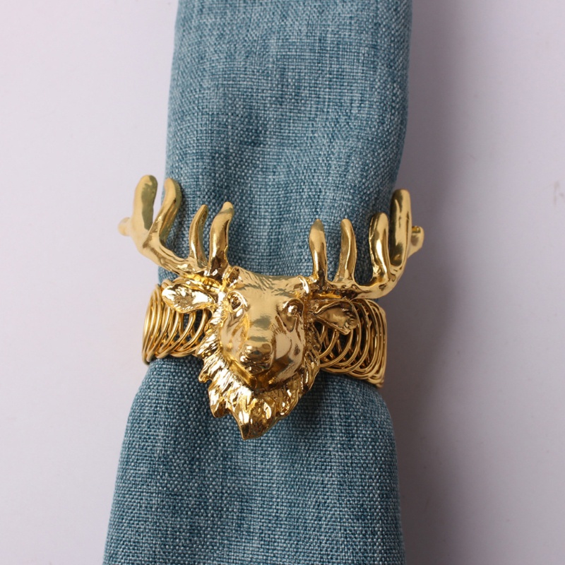 Set 2 Kẹp Giữ Rèm Cửa Sổ Họa Tiết Tuần Lộc Giáng Sinh