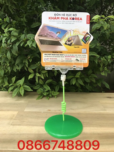 Wobbler để bàn, wobbler quảng cáo, chân đế quảng cáo, wobbler lò xo, kẹp lò xo quảng cáo, kẹp lò xo wobbler