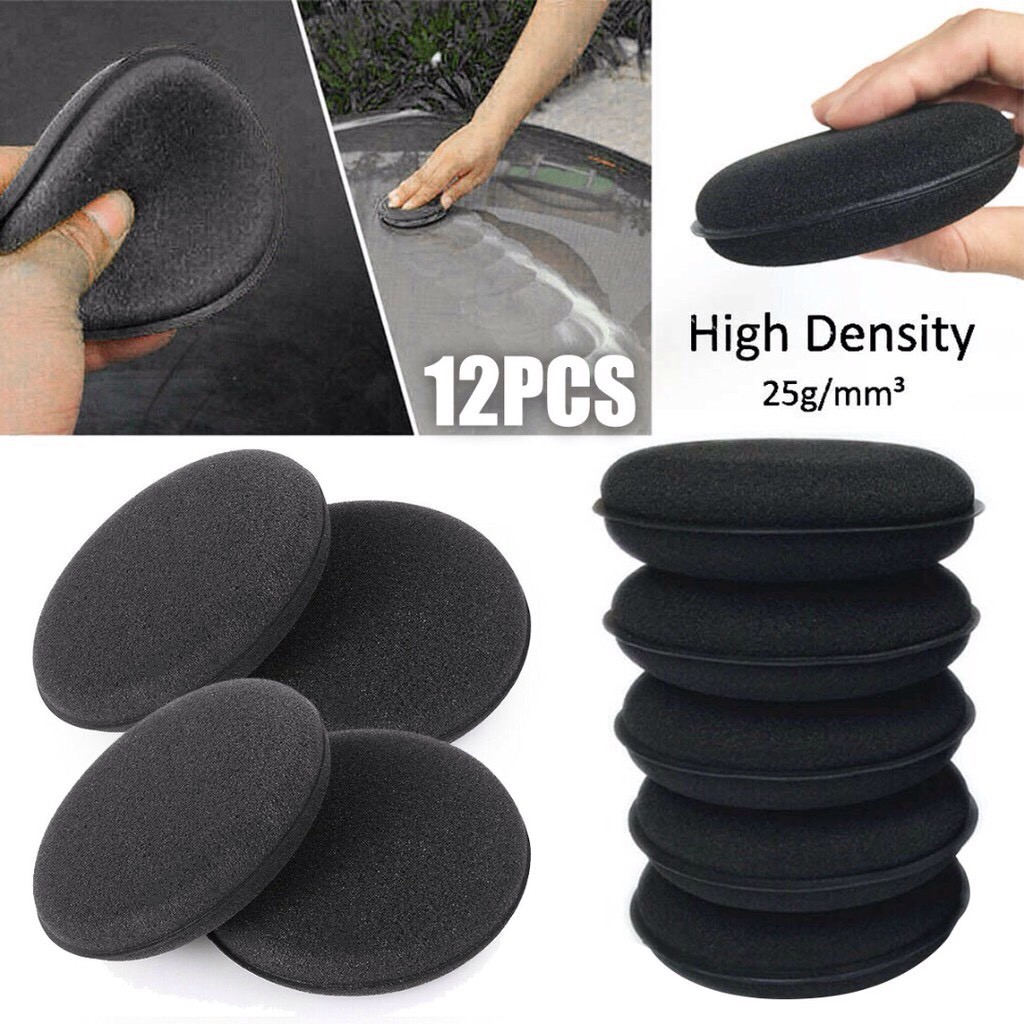 Combo - 5 mút dưỡng da,nhựa và lau wax sơn xe dày 2cm
