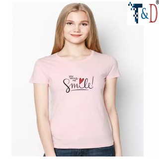 ÁO THUN NỮ SMILE THỜI TRANG NHIỀU MÀU
