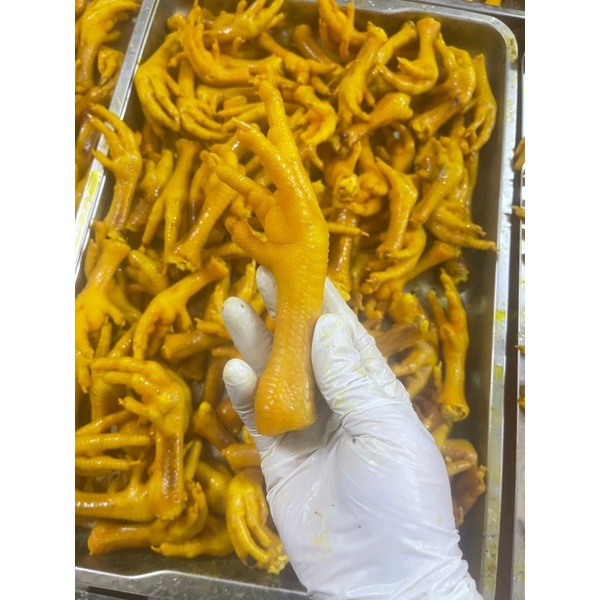chân gà ủ muối khay 1kg❤️GIÁ SỈ❤️thơm ngon chuẩn vị