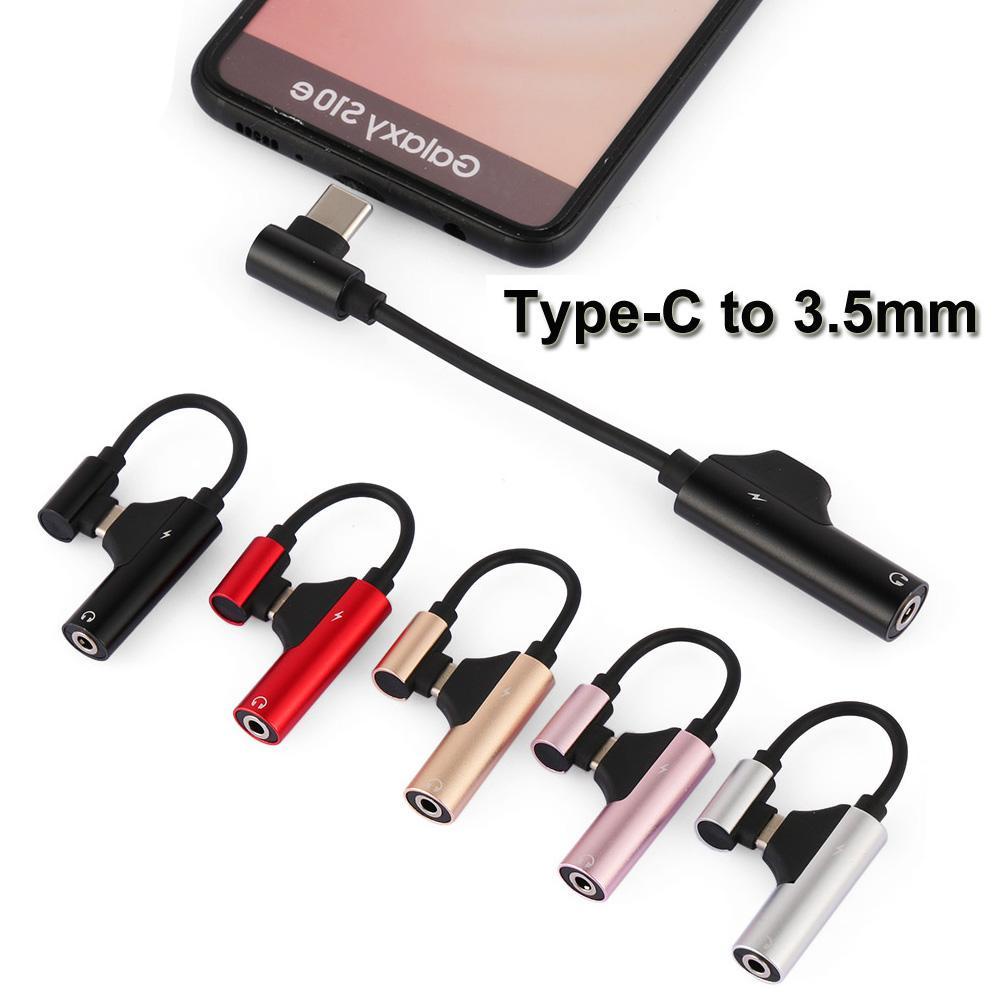 Dây Cáp Chuyển Đổi Cổng Type-C Sang Cổng 3.5mm Bằng Kim Loại Chuyên Dụng Cho Samsung S10 S9 Huawei Mate20