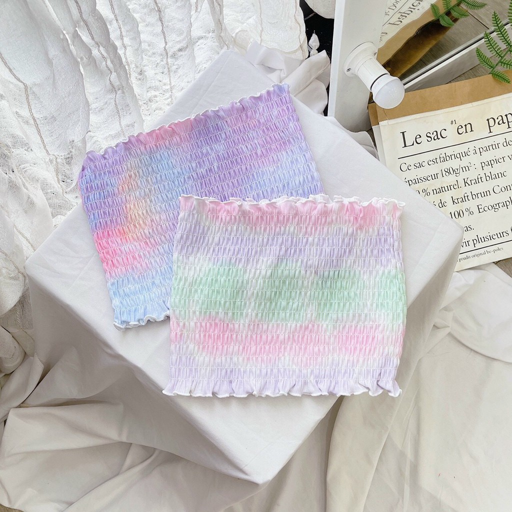 Áo ống NHÚN 7 sắc cầu vòng | BigBuy360 - bigbuy360.vn