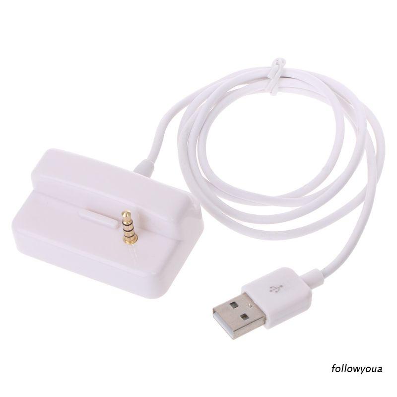Đế Sạc USB Đồng Bộ Hóa Đồng Bộ MP3 / MP4 Cho iPod Shuffle 2 2ND 3 3RD GEN 2G